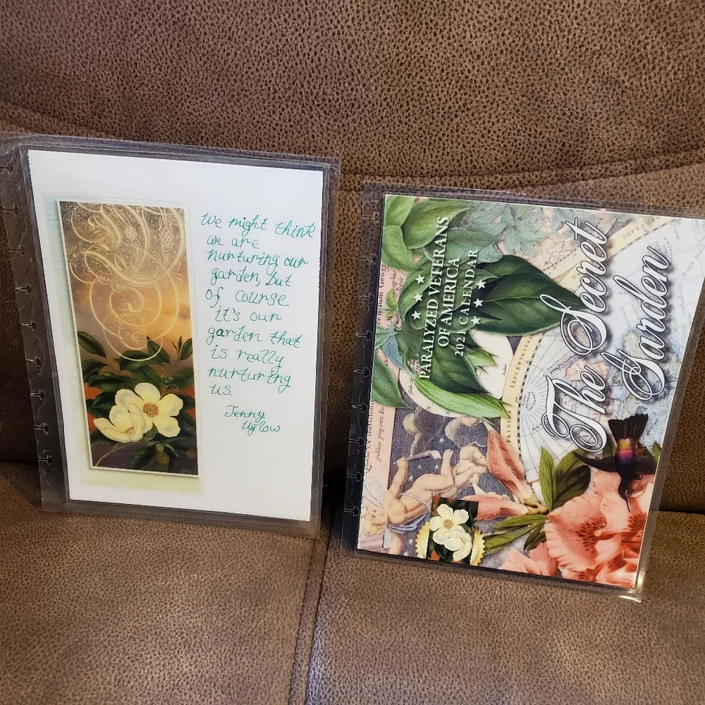 Homemade cover for your Classic size Disc Bound Planner gardening
